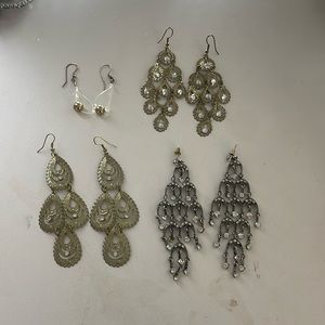 Vintage statement earrings